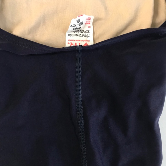 TYR Women’s Swimsuit Bathing Suit US 32 Navy Racerback One Piece NWOT - Picture 5 of 5